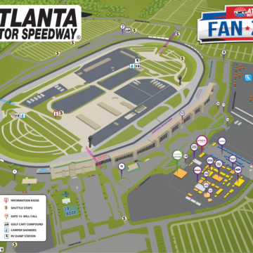 2025 Ambetter Health 400 Fan Zone Map